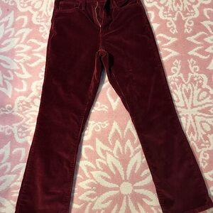 Universal Thread Women’s Corduroy Pants in Burgundy